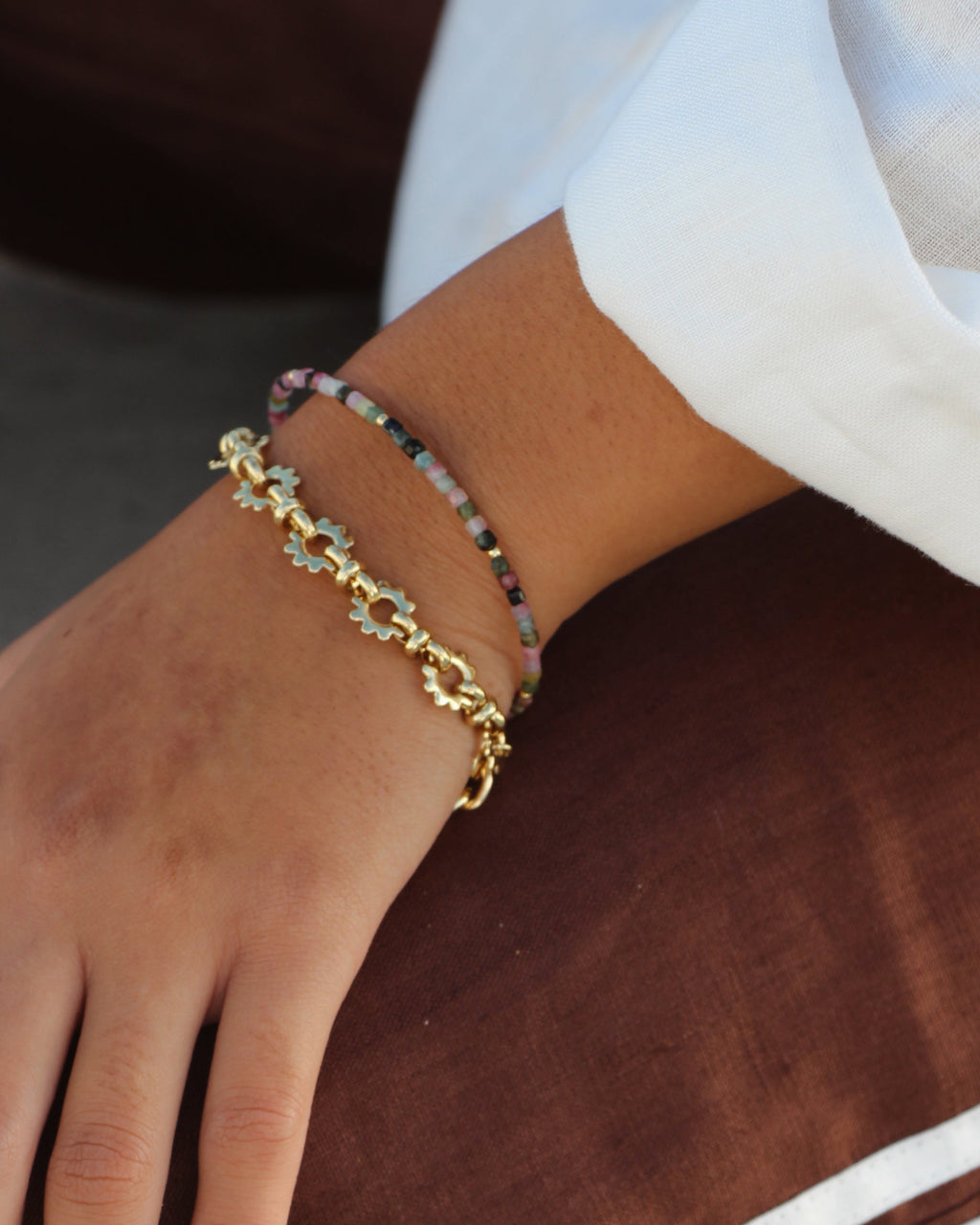 Freya Bracelet - Pink Tourmaline