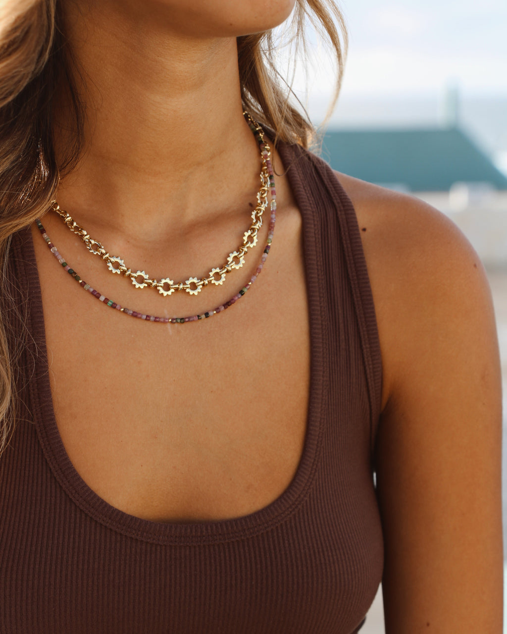 Freya Necklace - Pink Tourmaline