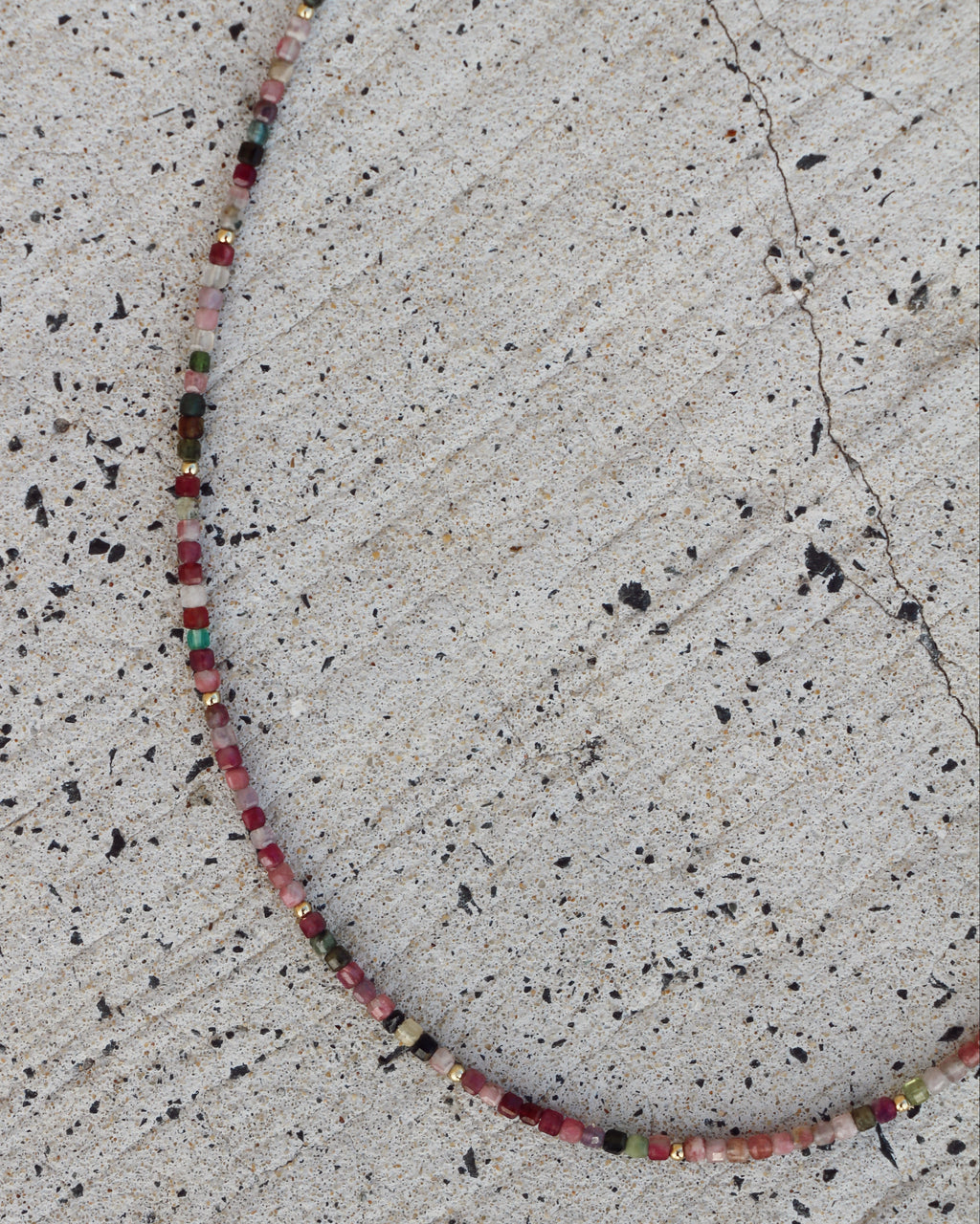 Freya Necklace - Pink Tourmaline