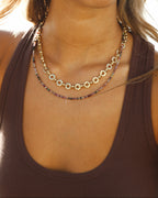 Freya Necklace - Pink Tourmaline