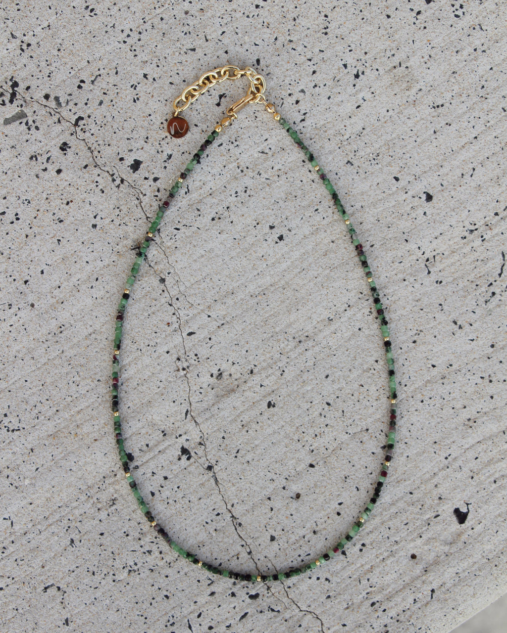 Freya Necklace - Ruby Zoisite