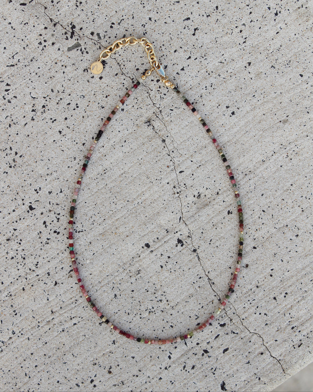 Freya Necklace - Pink Tourmaline